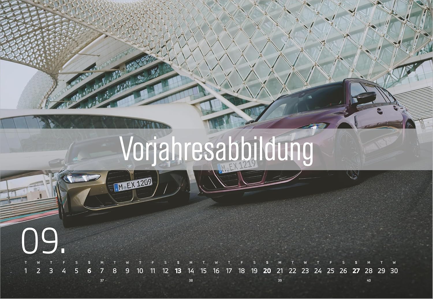 2027 seinakalender BMW M, 35x50cm