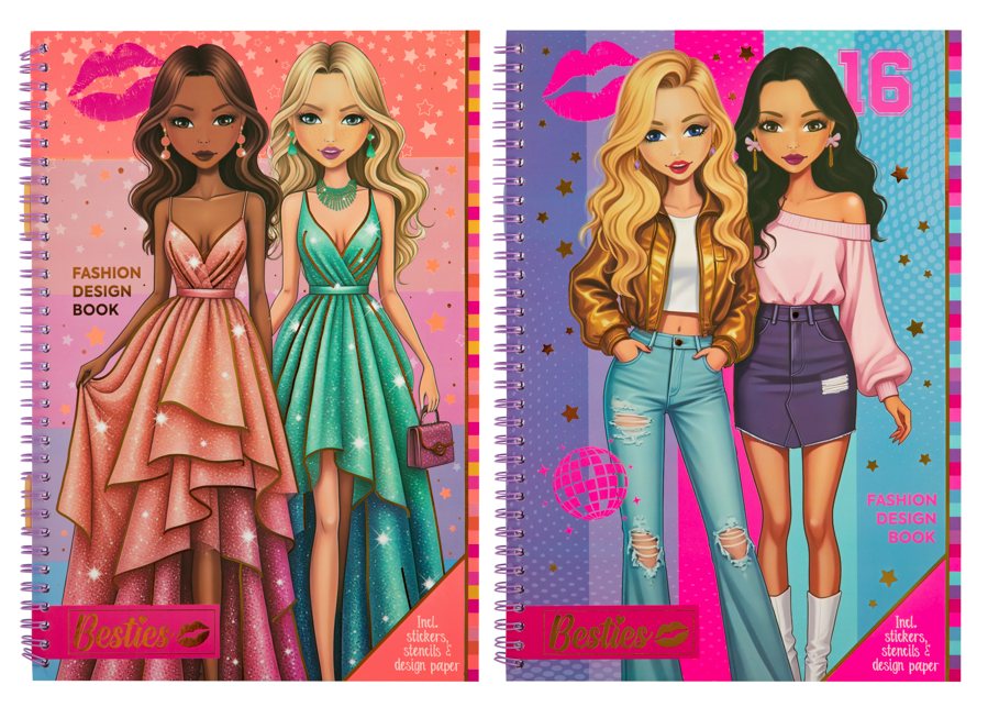 Tegevusraamat Besties Fashion assortii