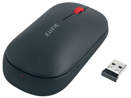 Hiir Leitz Cosy hall, juhtmevaba, vaikne 3-nupuga, 1xAA, Bluetooth ja 2.4GHz
