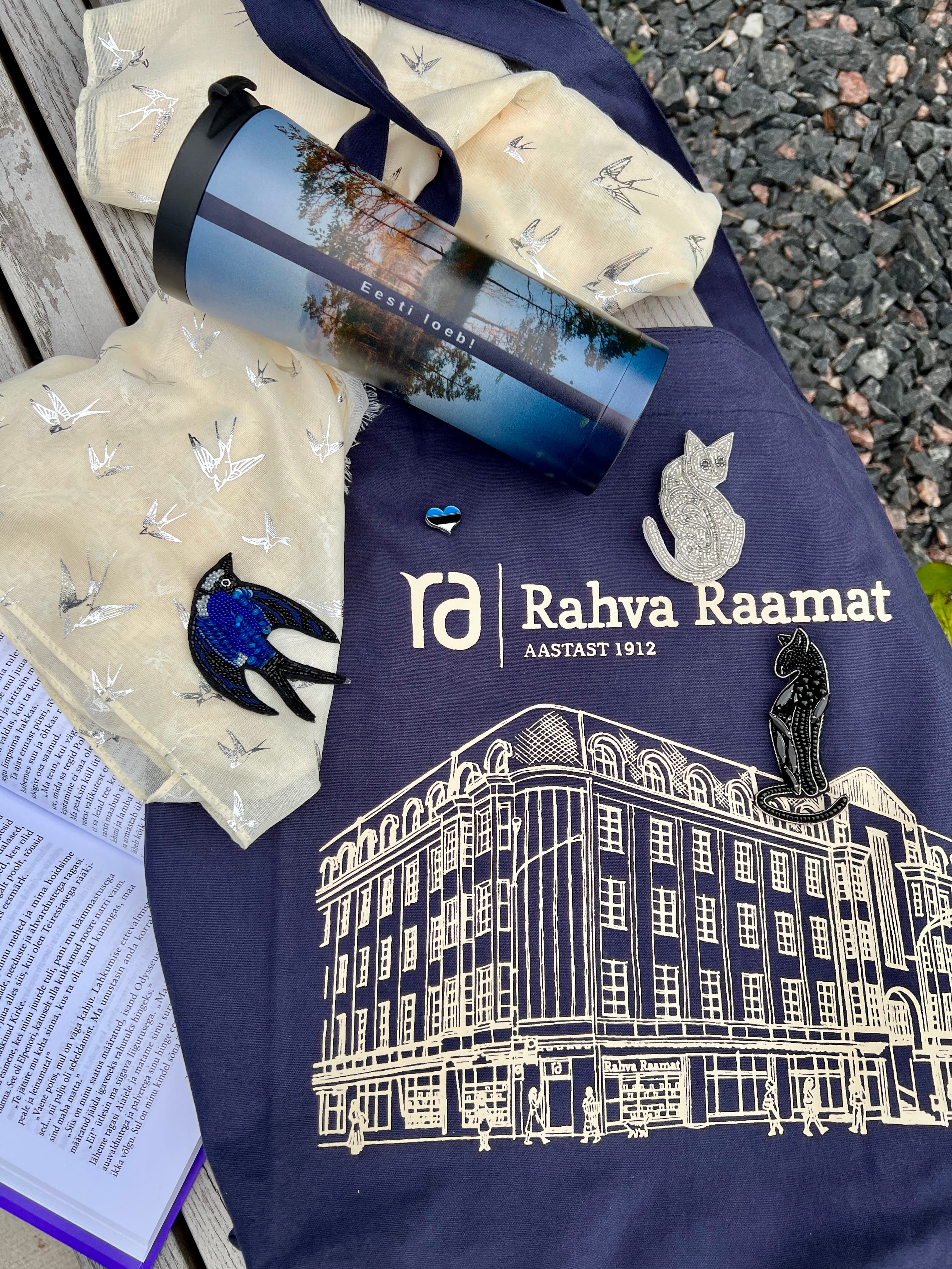 Rahva Raamat ostukott tumesinine