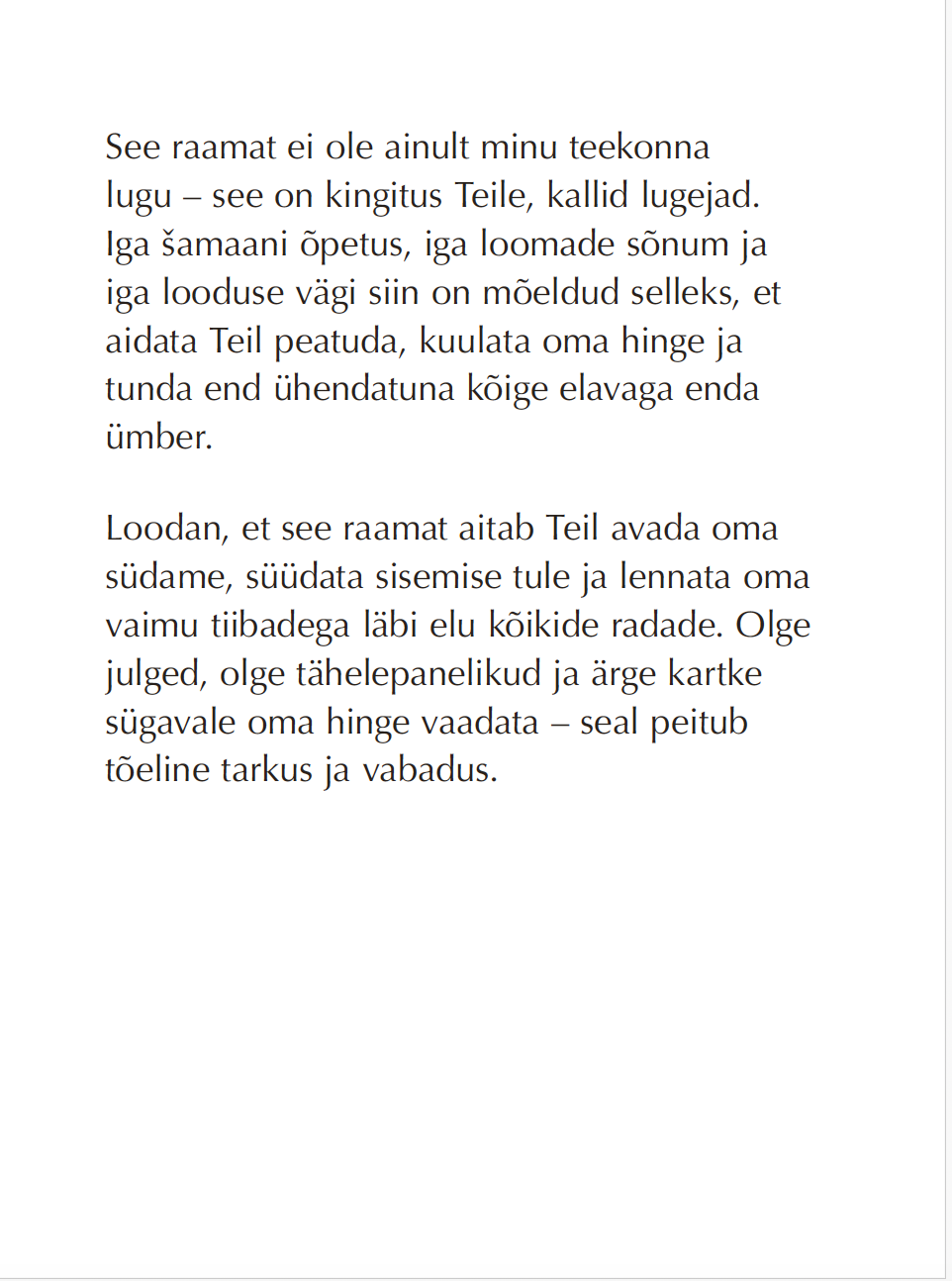 Šamaan Evald Piirisild. Kotkasule sõnad