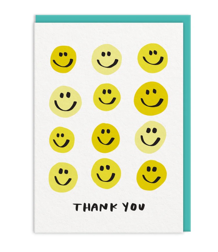 Õnnitluskaart Thank You Smiley