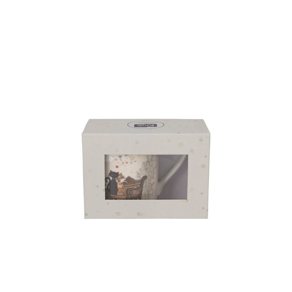Kruus Bug Art Cat Couple, 280ml