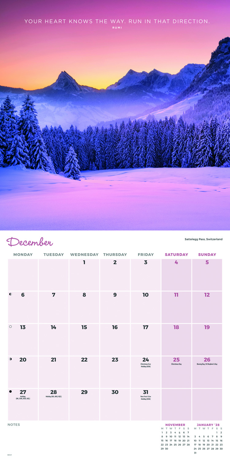 2027 seinakalender Mindful Lifeall