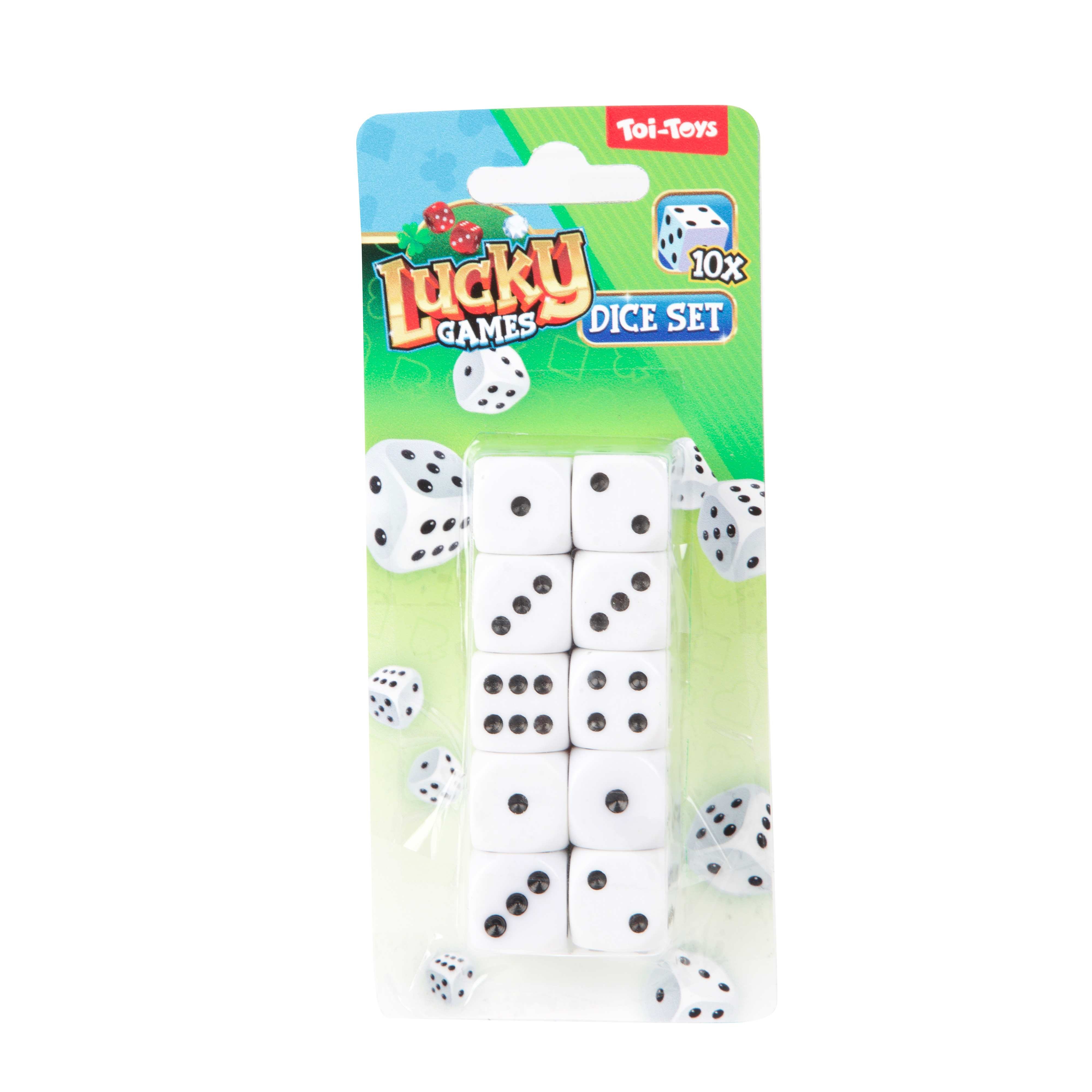 Täringud 10 tk papil Lucky Games