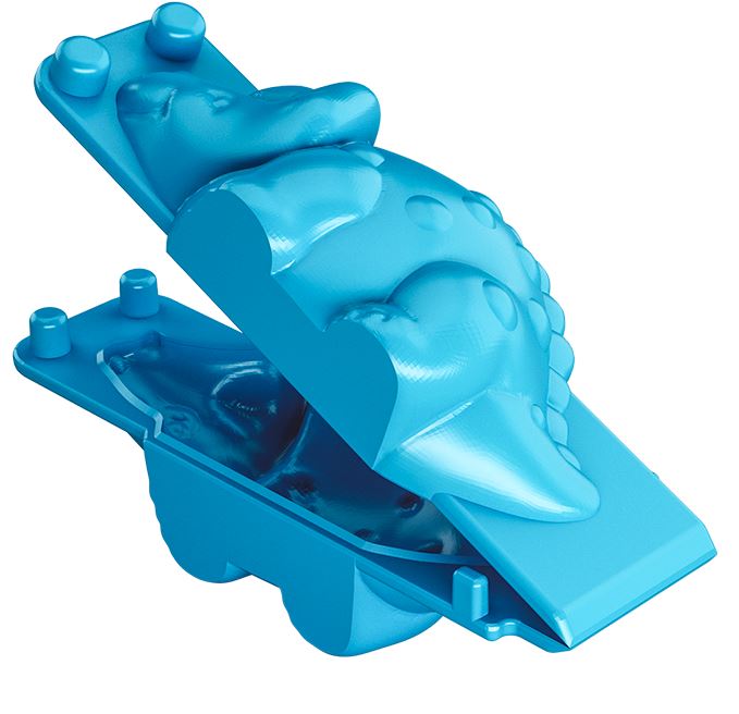 Secret Sand modelleerimisliiv Dinosauruse komplekt alusega 11 osa 750g