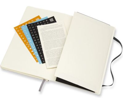 Moleskine 2017-18 18M Weekly Notebook Large BlacksSOFT COVER