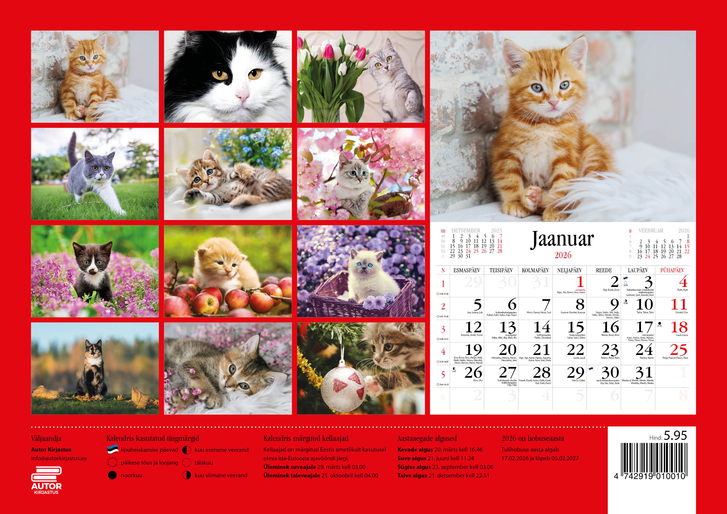 Kassid kalender 2026
