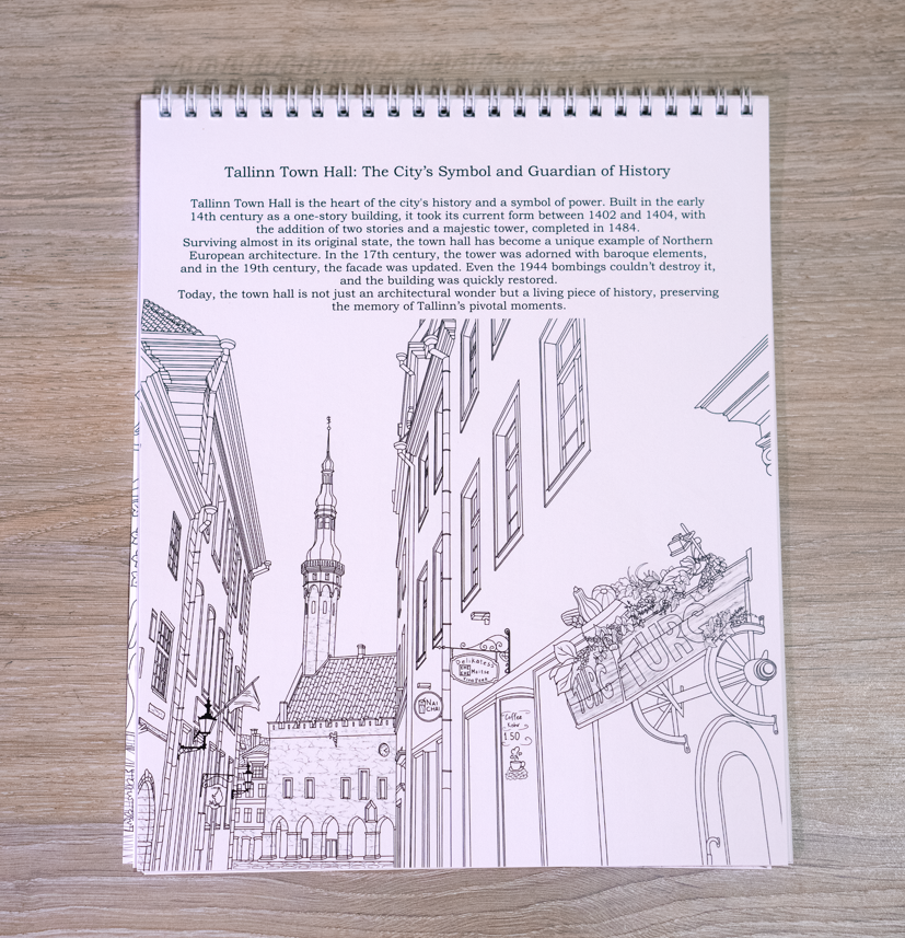 Tallinn. Stories, Legends and Attractions. Coloring Book - Anna Pobedinskaya