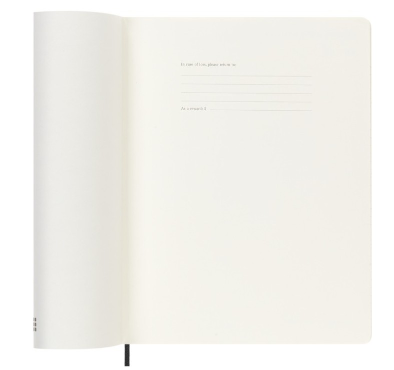 Moleskine 2026-27 18M Weekly Notebook XLarge Soft Cover, Black