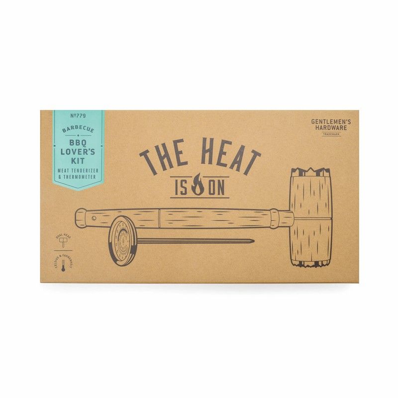 Gentlemen's Hardware grilltarvikute komplekt BBQ Lovers, 2-osaine