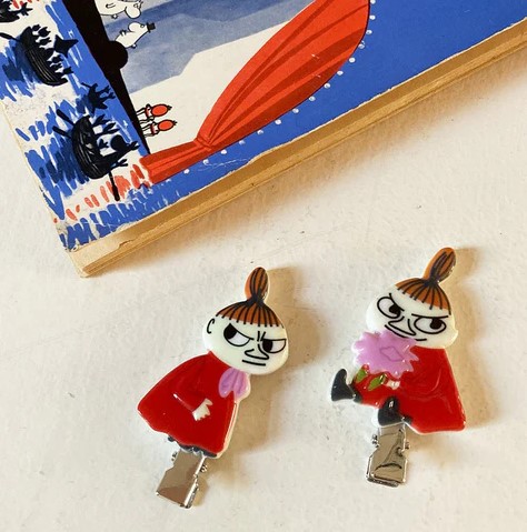 Juukseklambrid Moomin Little My Resin, 2tk