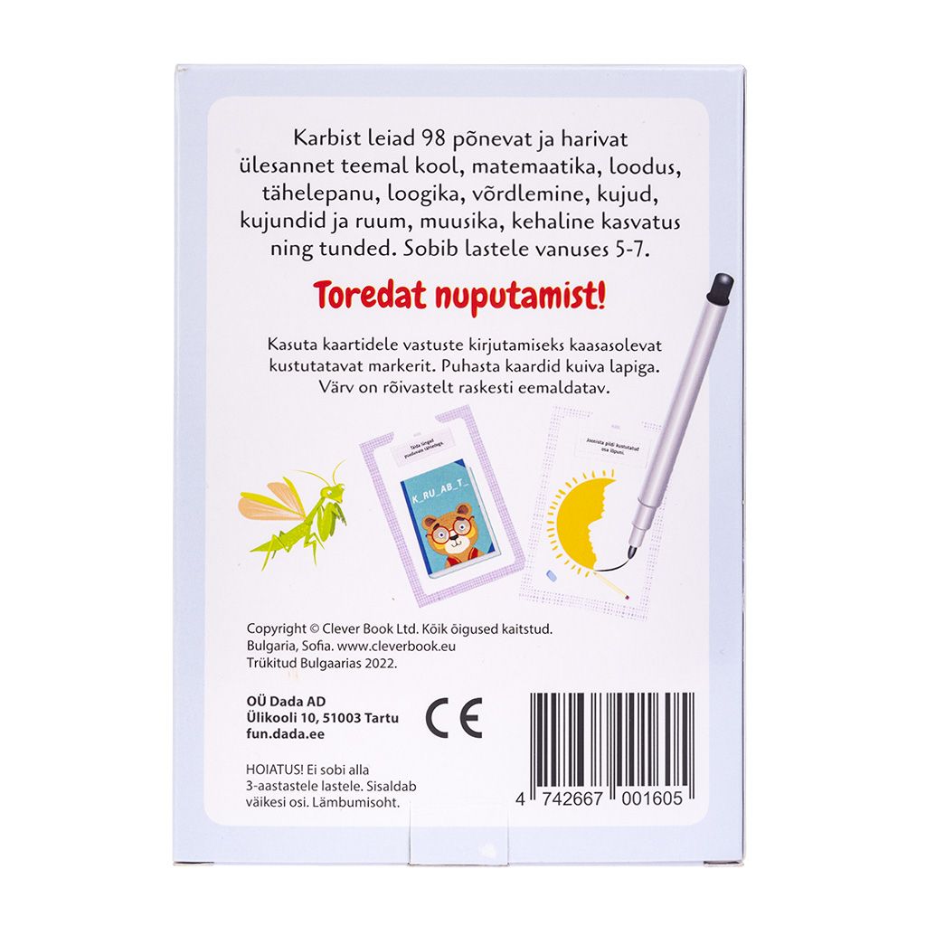 Tegevuskaardid 98 arendavat ülesannet