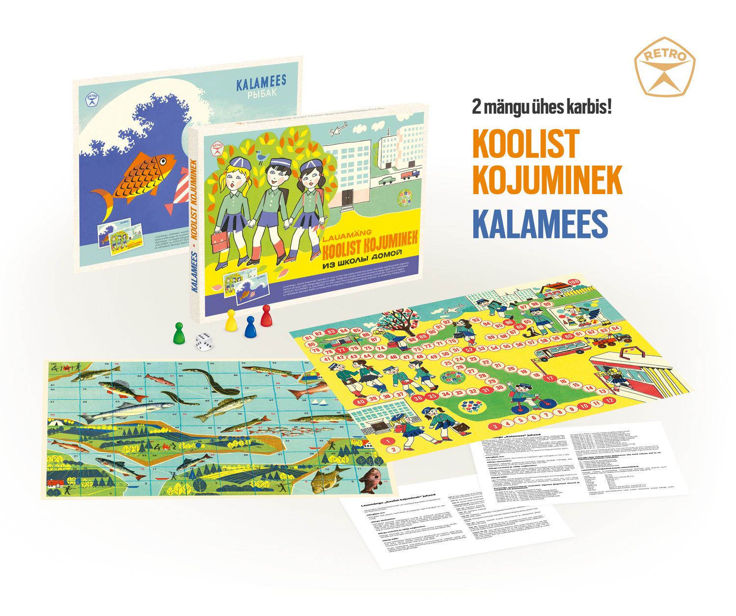 LAUAMÄNGUD KALAMEES JA KOOLIST KOJUTULEK