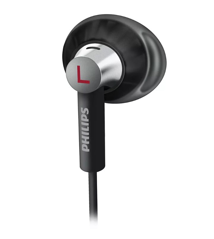 KÕRVAKLAPID PHILIPS SHE4600 MUST NÖÖPKÕRVAKLAPID 15MM 1,2M KULLATUD PISTIK 18–22000HZ 32OOMI