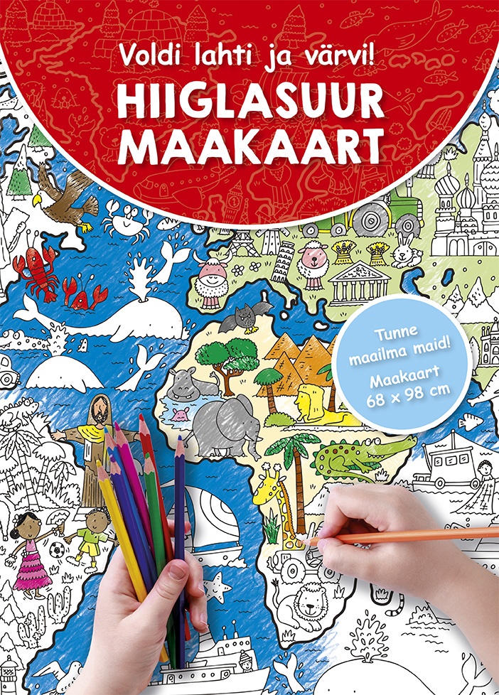 VOLDI LAHTI JA VÄRVI! HIIGLASUUR MAAKAART