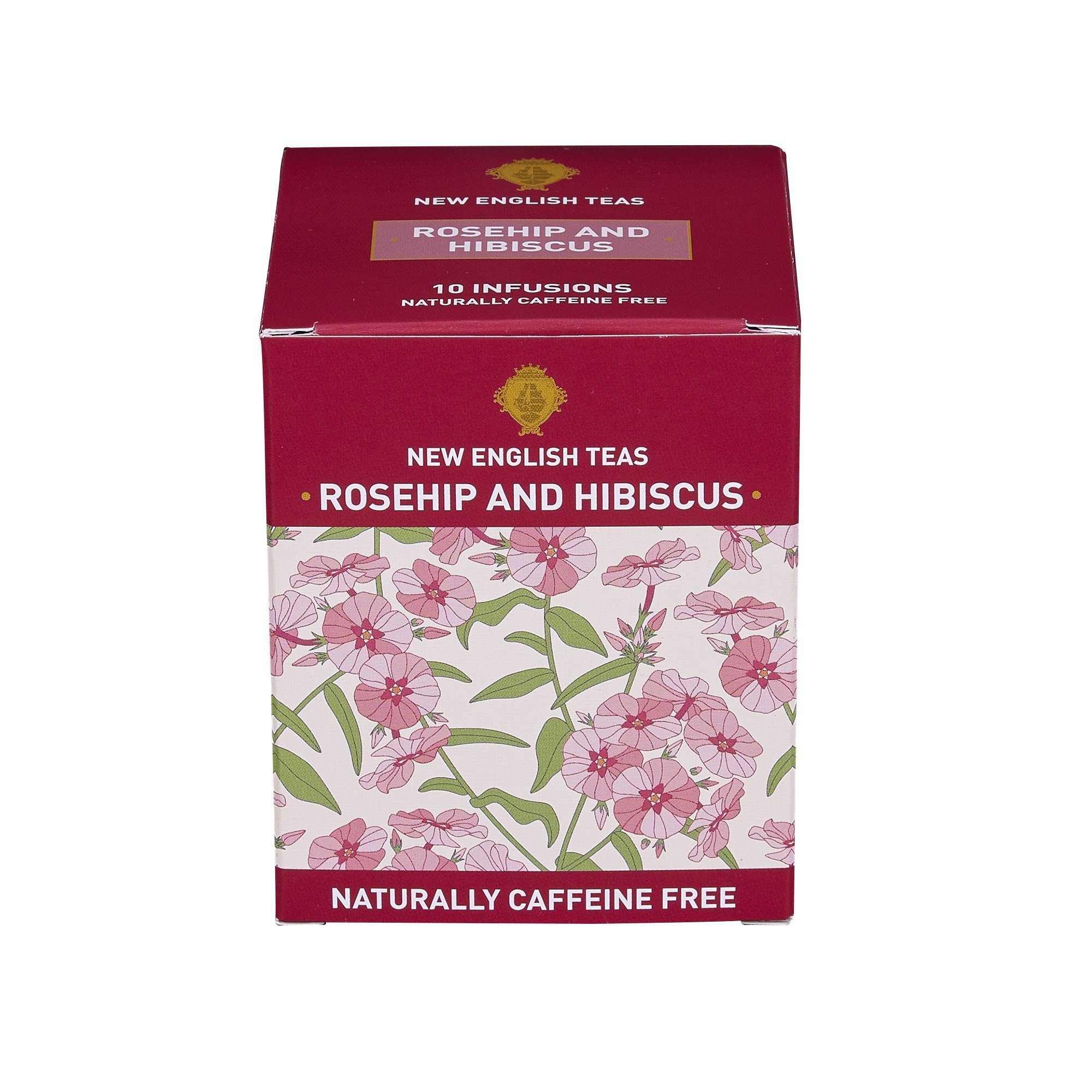 TEE FRUIT & HERBAL, ROSEHIP AND HIBISCUS, 10TK