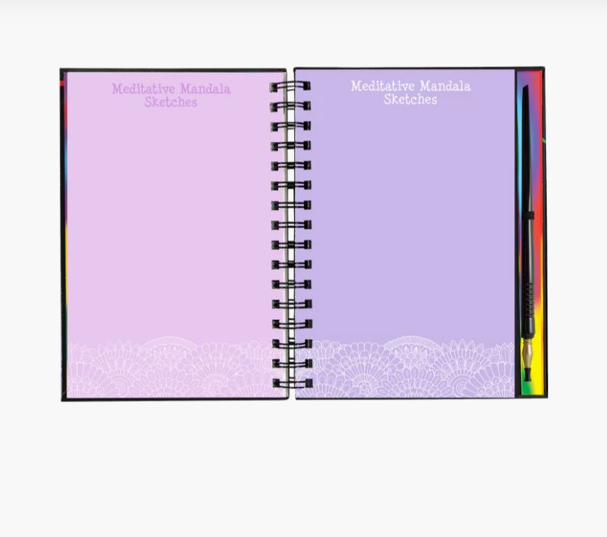 Tegevusraamat Scratch and Sketch, Mandalas