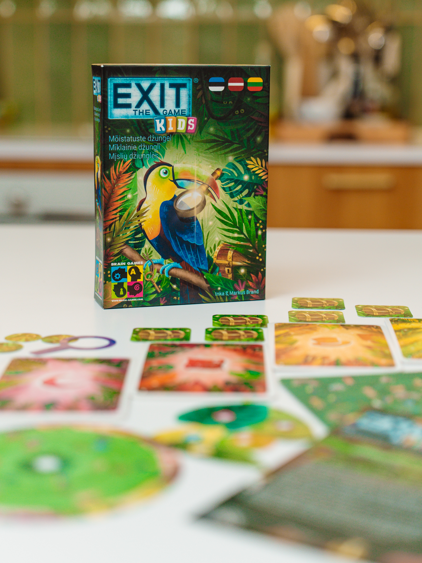 Lauamäng Exit Kids: Mõistatuste džungel