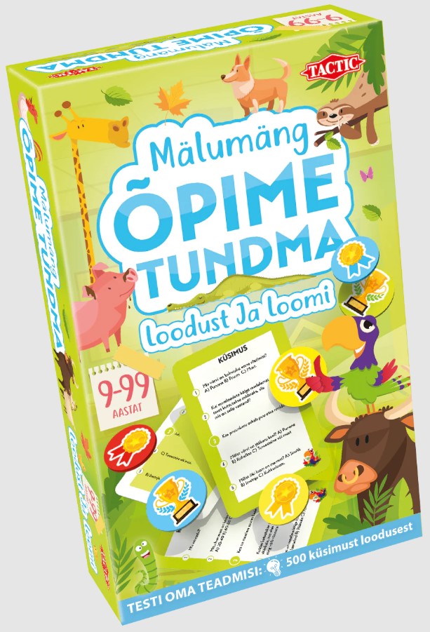 Tactic Mälumäng Õpime tundma loomi ja loodust