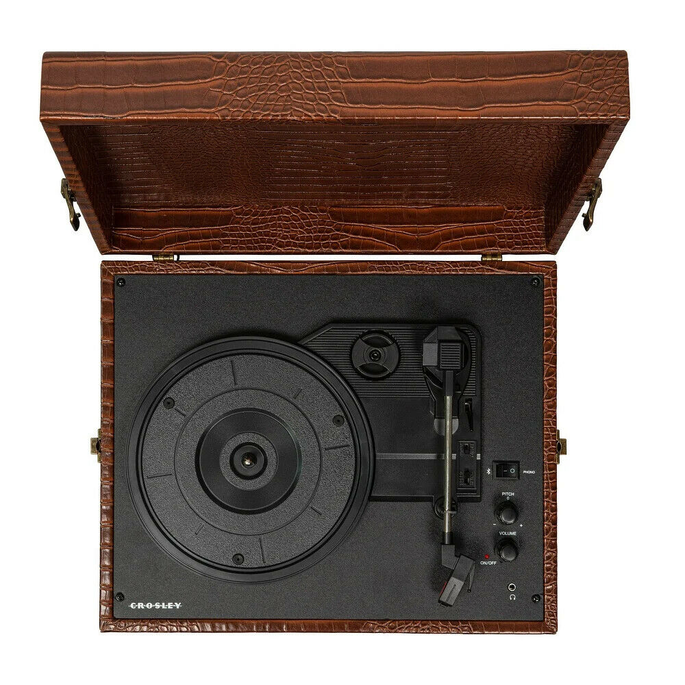 CROSLEY VINÜÜLPLAADIMÄNGIJA VOYAGER, BROWN CROCODILE