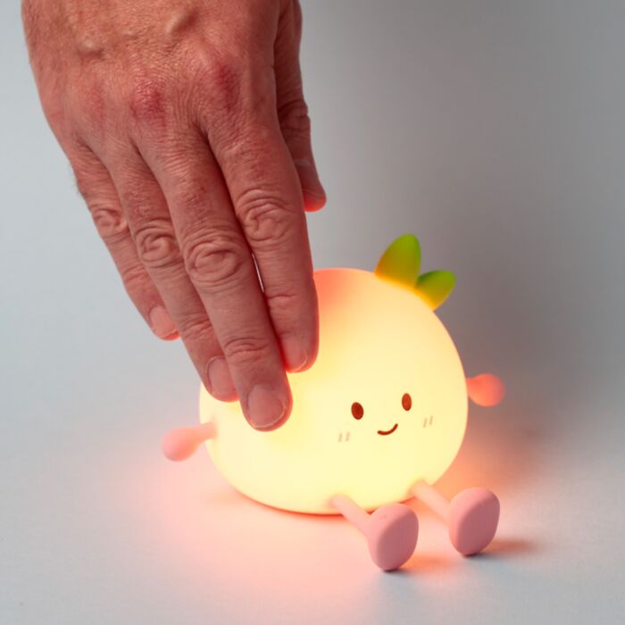 Öölamp ja telefonialus LED Foodiemals Peach
