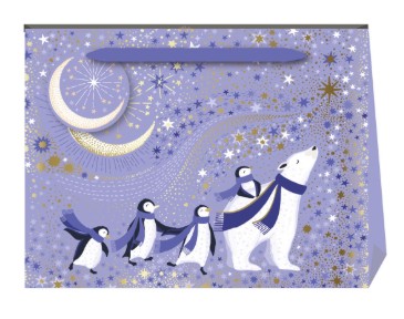 Kinkekott Sara Miller  Polar Parade Periwinkle,Medium landscape