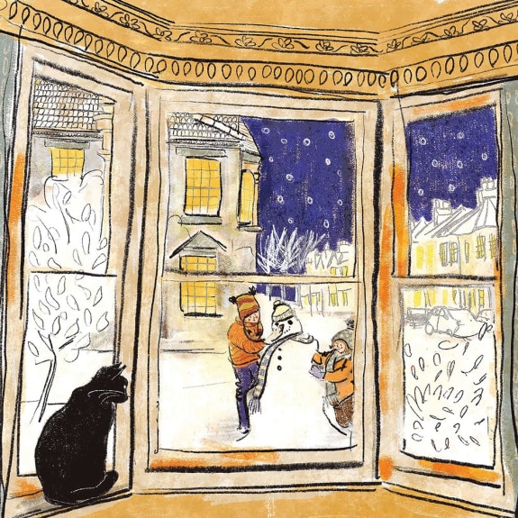 Jõulukaart Warm Windowsill