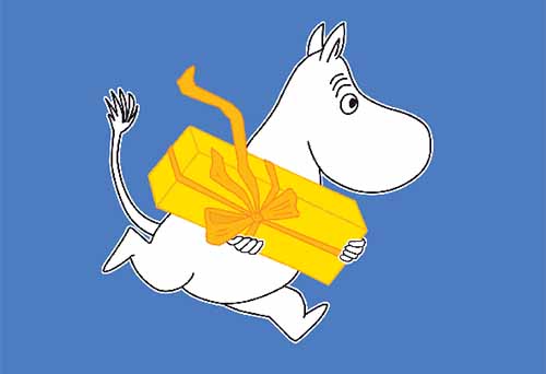 Õnnitluskaart Tove Jansson, Muumitroll, assortii