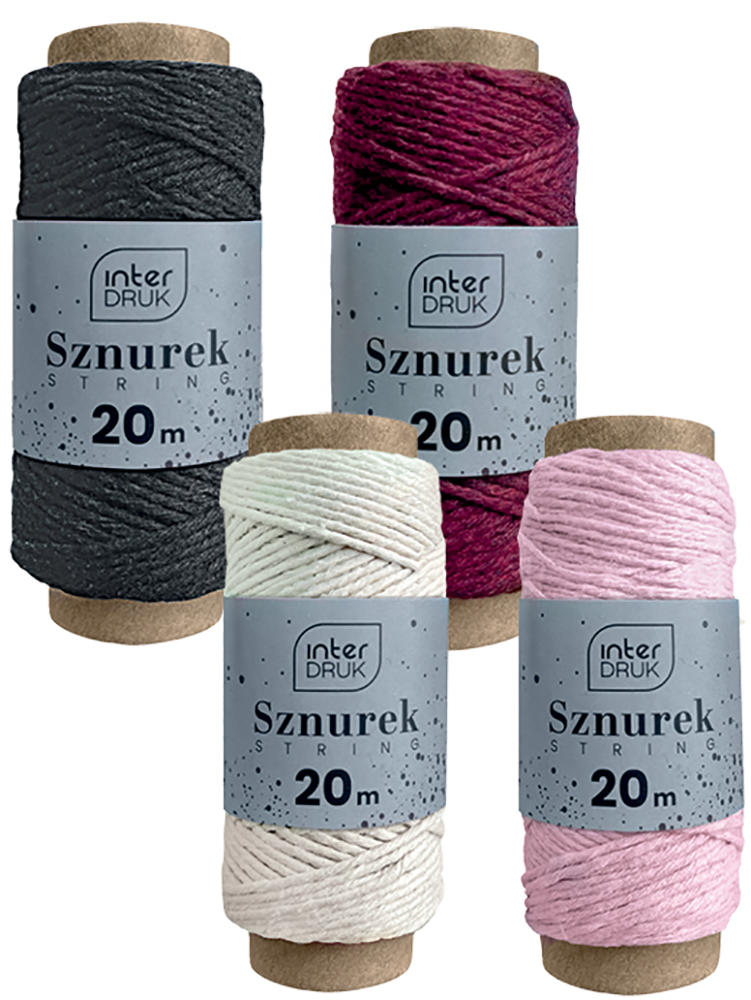 Puuvillanenöör Satin Gold 20m assortii, Interdruk
