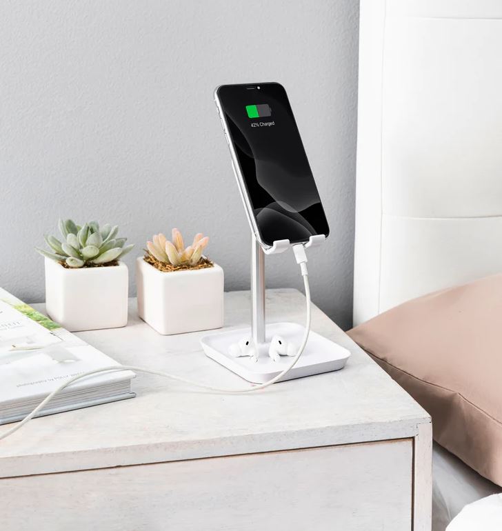 Nutitelefoni hoidik The Perfect Phone Stand, white