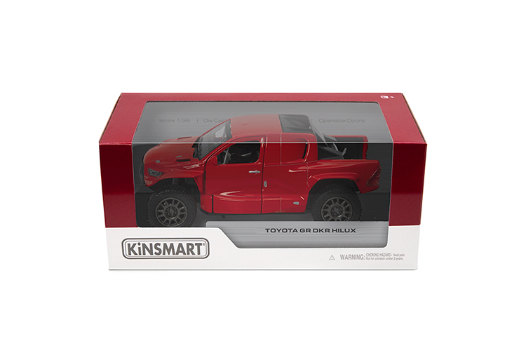 KINSMART metallist mudelauto Toyota GR DKR Hilux, skaala 1:36