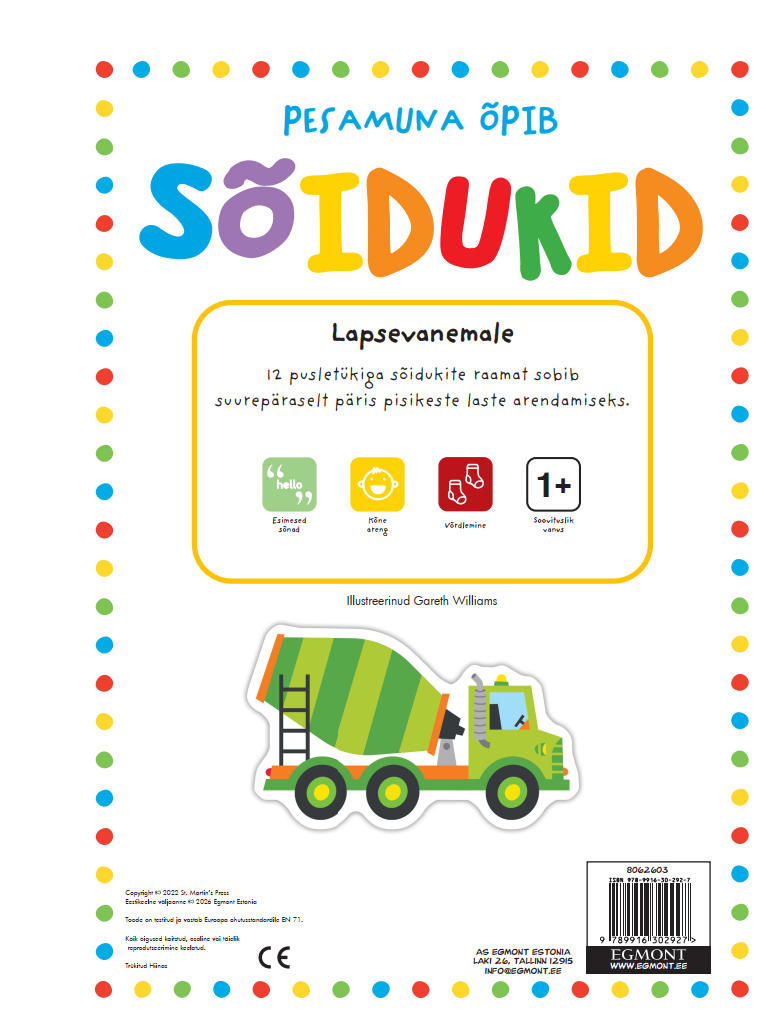Pesamuna õpib. Sõidukid