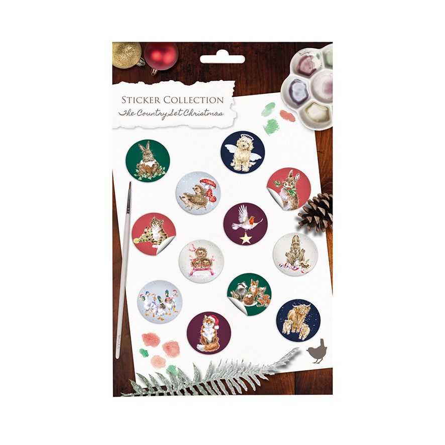 Wrendale kleepsud The Country Set Christmas, 144tk