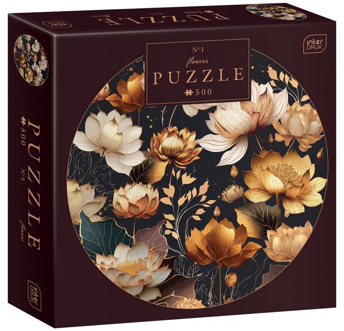 Pusle 500 tk Nature Round Flowers 1