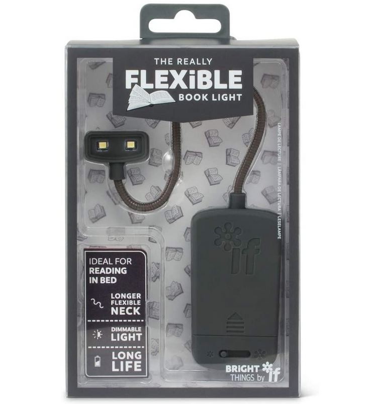 LUGEMISLAMP REALLY FLEXIBLE BOOKLIGHT, GREY
