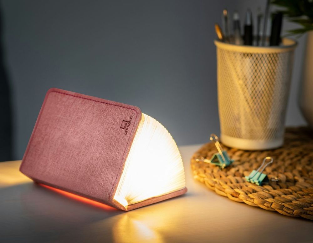 VALGUSTI LED SMART BOOK LIGHT PINK LINEN, MINI