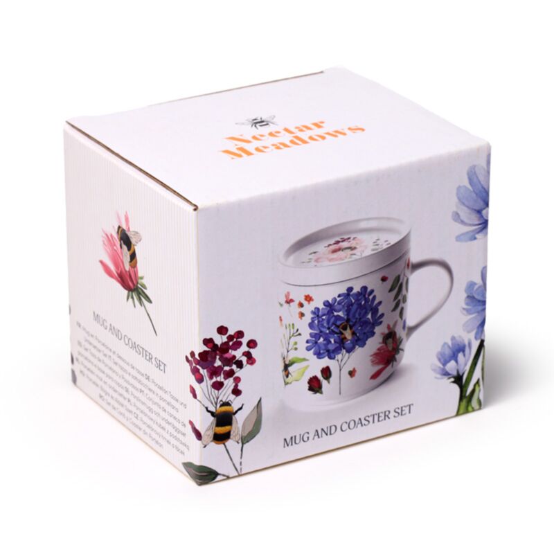 Kruus Nectar Meadows keraamilise kruusialusega, 420ml