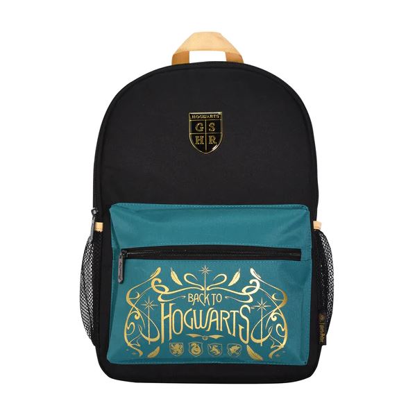 Seljakott Harry Potter Black & Teal