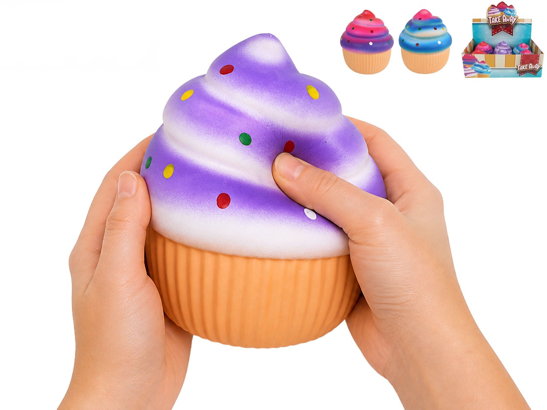 Mudimismänguasi Mega Squeeze XL Cupcake 13 cm 