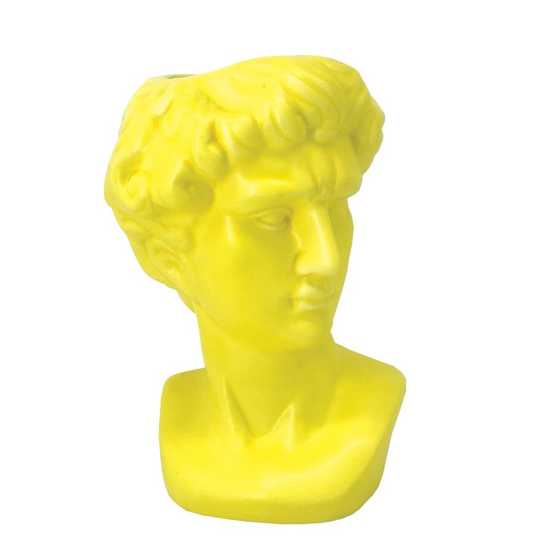 Vaas Greek Head, yellow, small