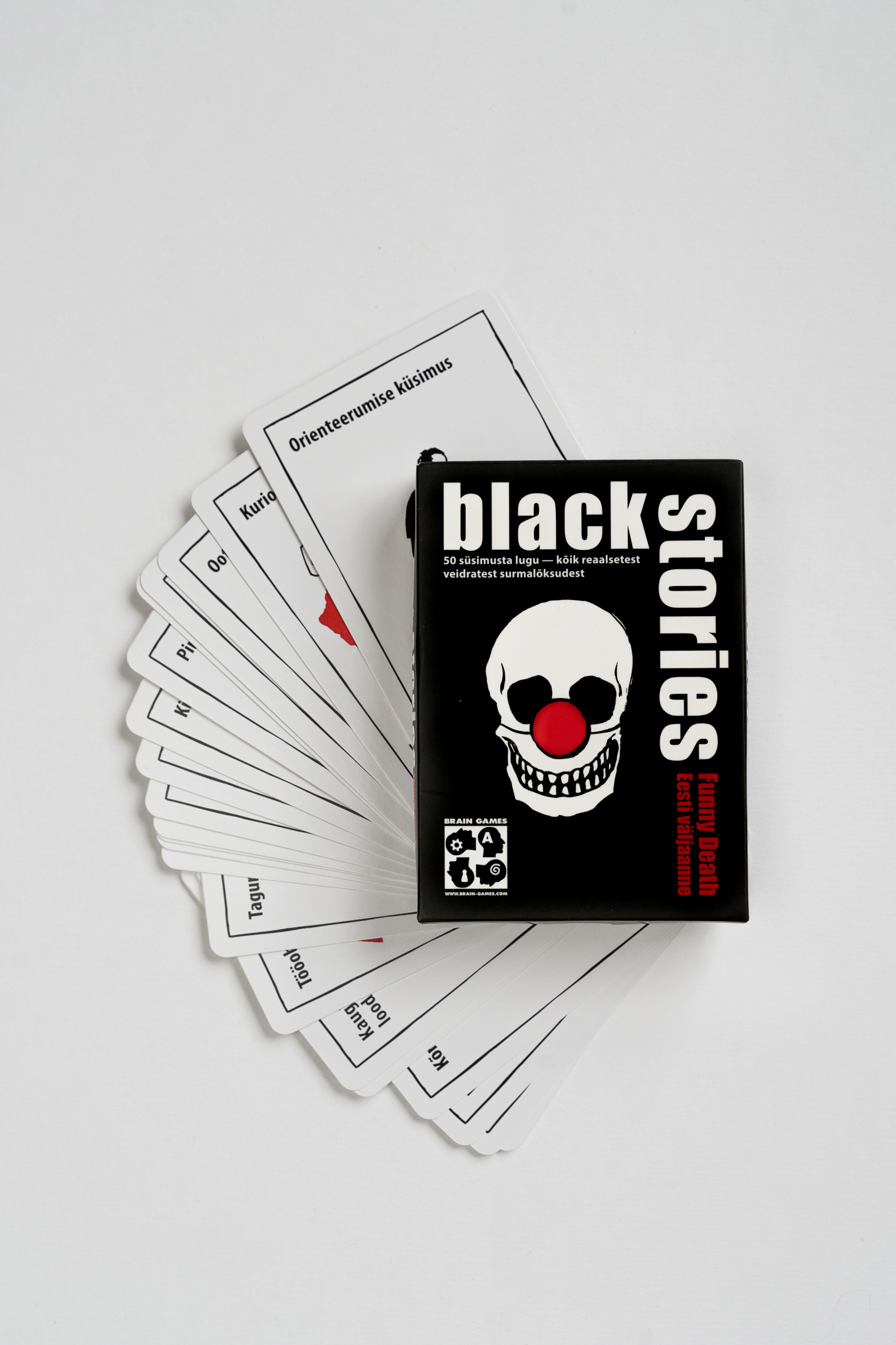 KAARDIMÄNG BLACK STORIES FUNNY DEATH