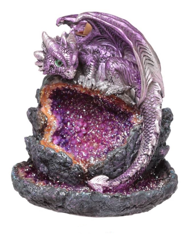 Viirukikoonuse alus LED Crystal Cave Baby Dragon
