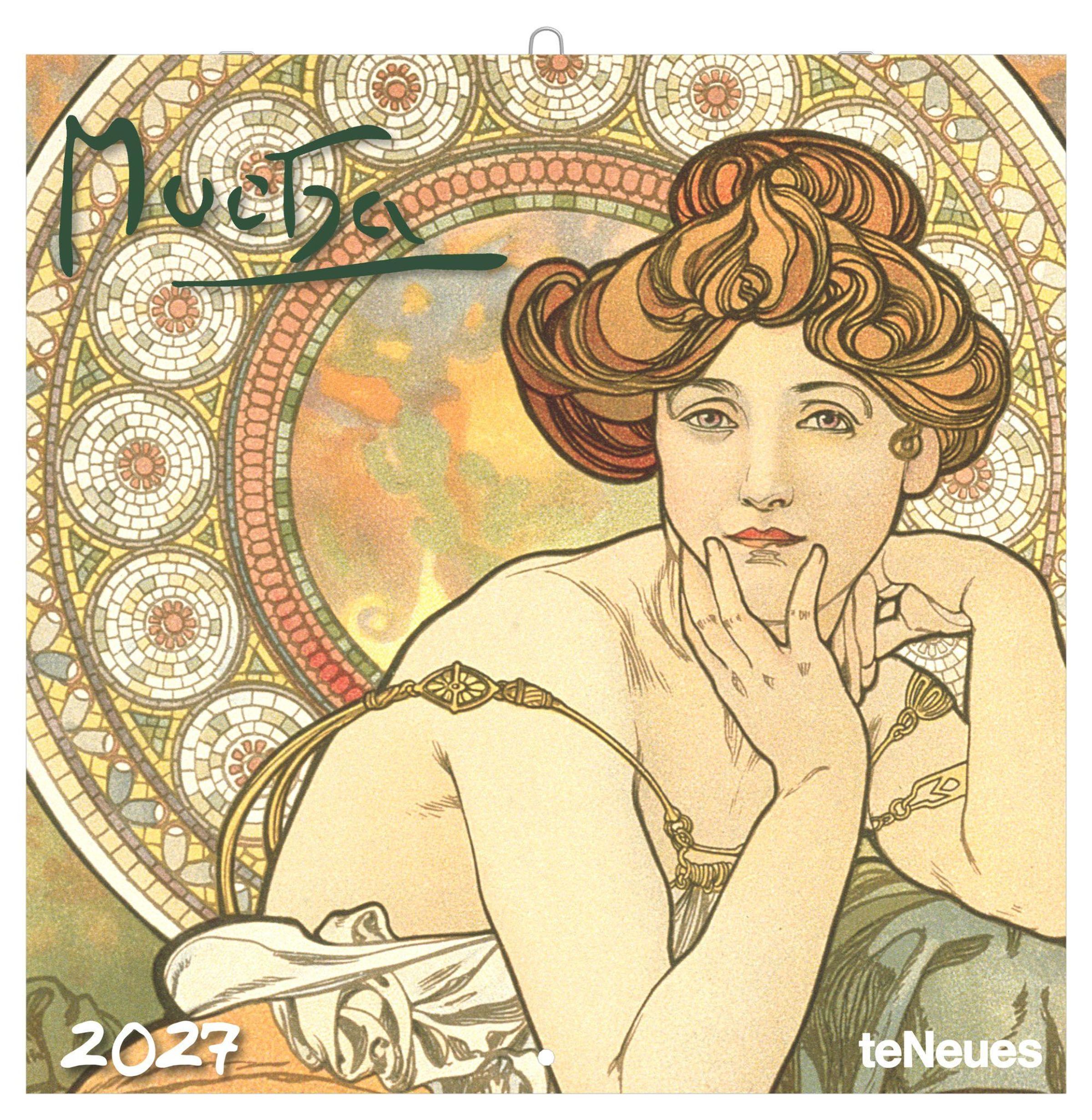 2027 seinakalender Mucha, 30x30cm