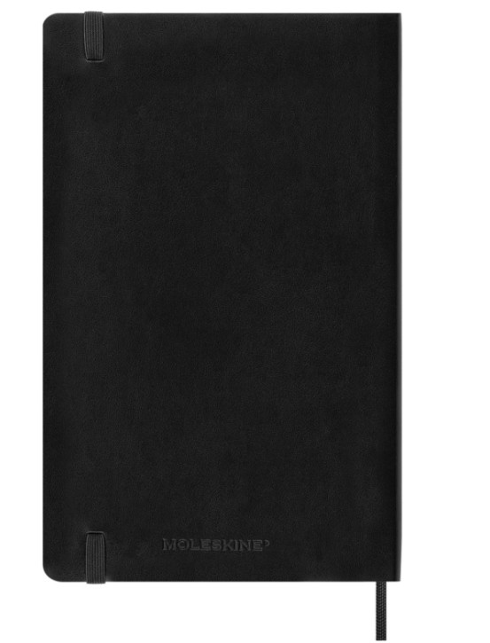 Moleskine 2026-27 18M Weekly Notebook Large Soft Cover, Black