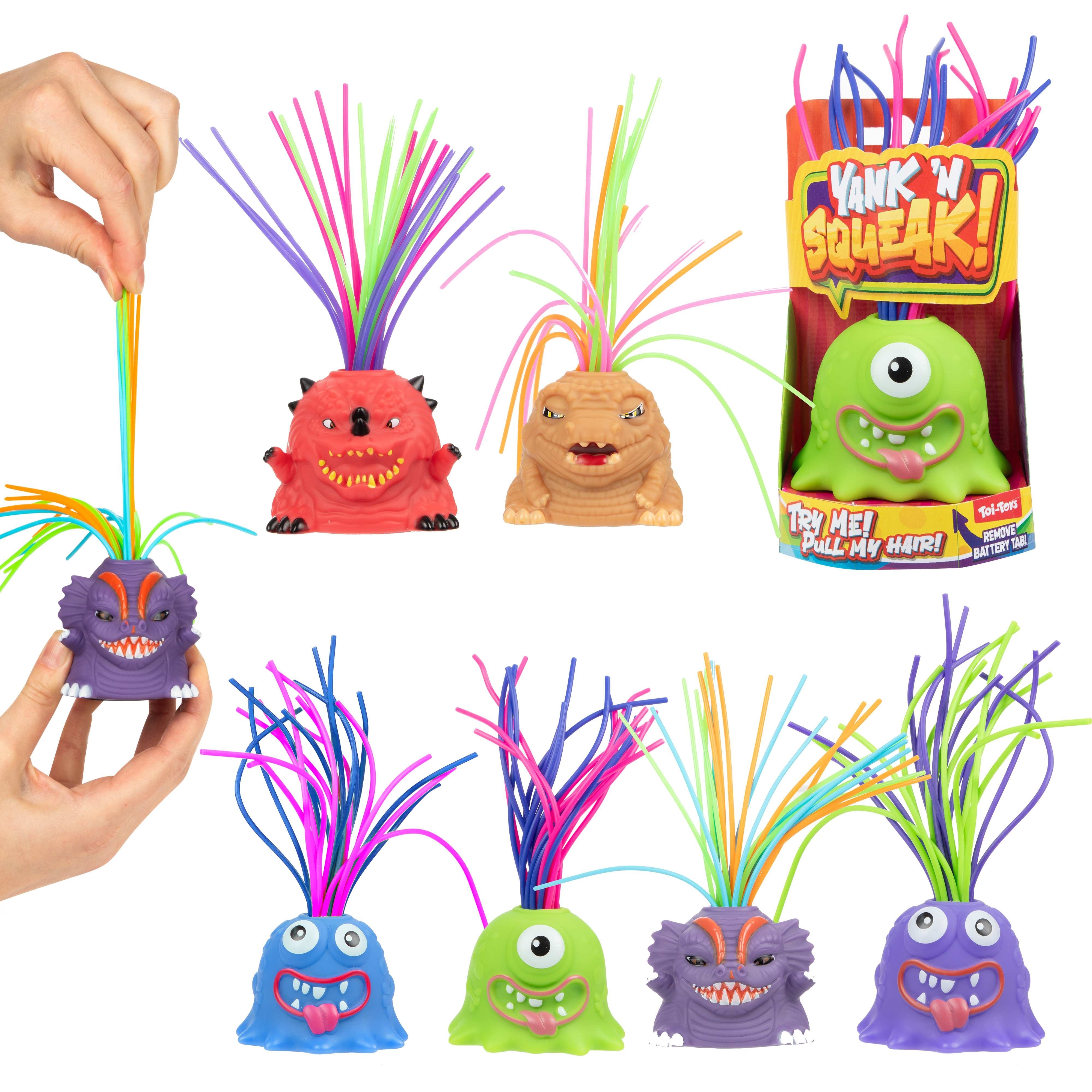 Monster tõmmatavate, häälitsevate juustega, assortii