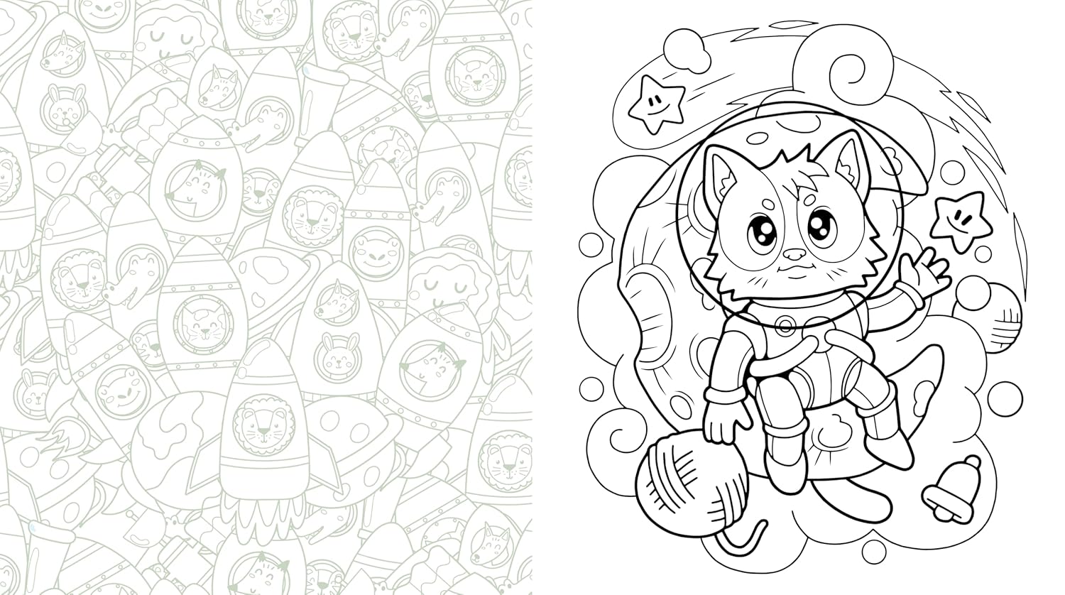 Cosmic Cuties Coloring Book