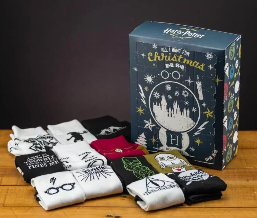 ADVENDIKALENDER HARRY POTTER SOCK, 12 PAARI, 36-41