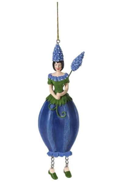 Rippuv kaunistus Flower Girl Grape Hyacinthe, 14cm
