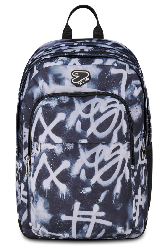 Seljakott XXL Detach + juhtmevabad kõrvaklapid Pirate Black 34l, Seven